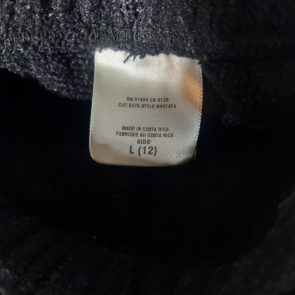 Patagonia Kids Large L Charcoal Gray Microfleece Joggers Sweatpants Boys Girls - Picture 5 of 10